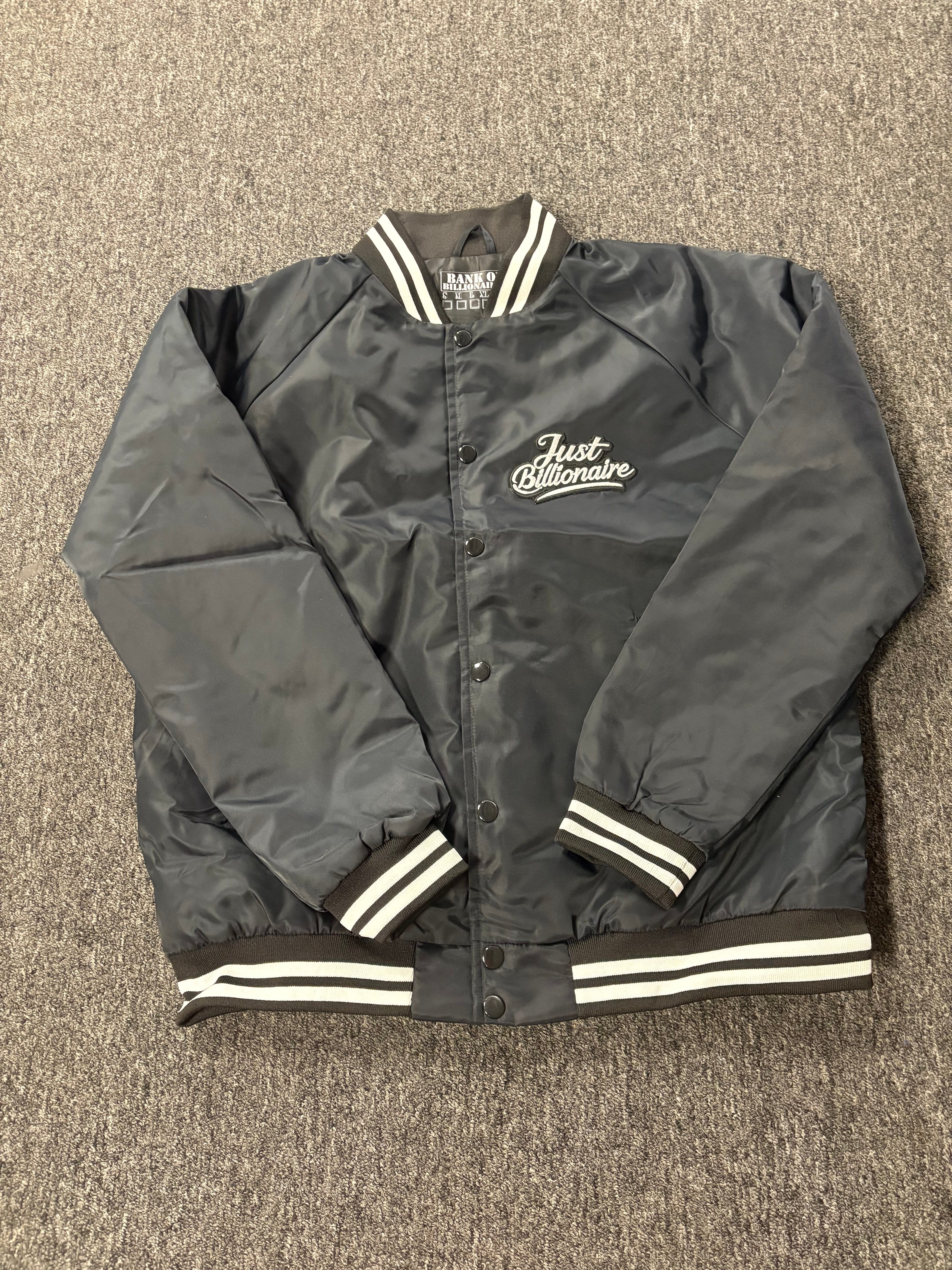 Just Billionaire Nylon Varsity Jacket