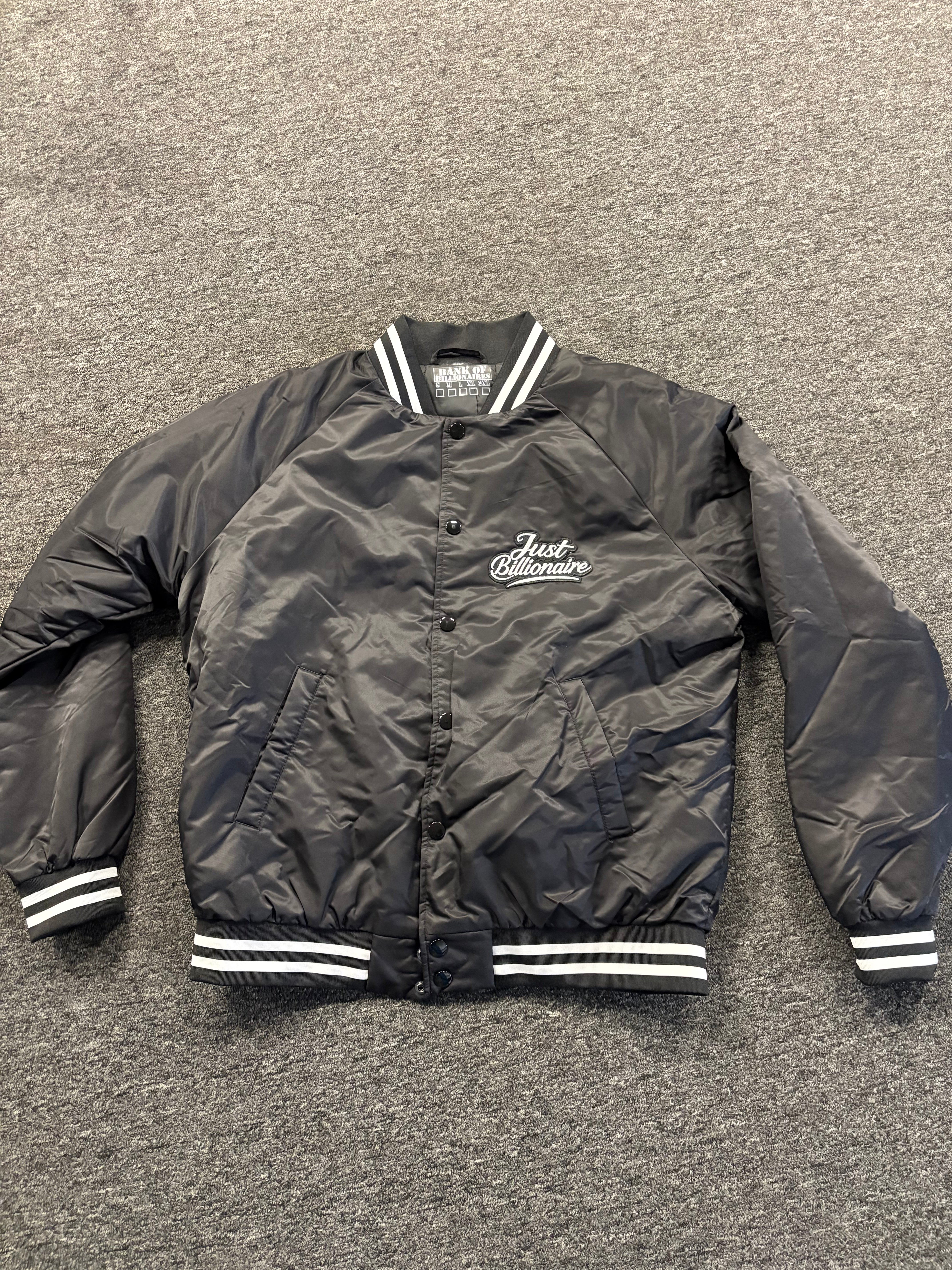 Just Billionaire Nylon Varsity Jacket