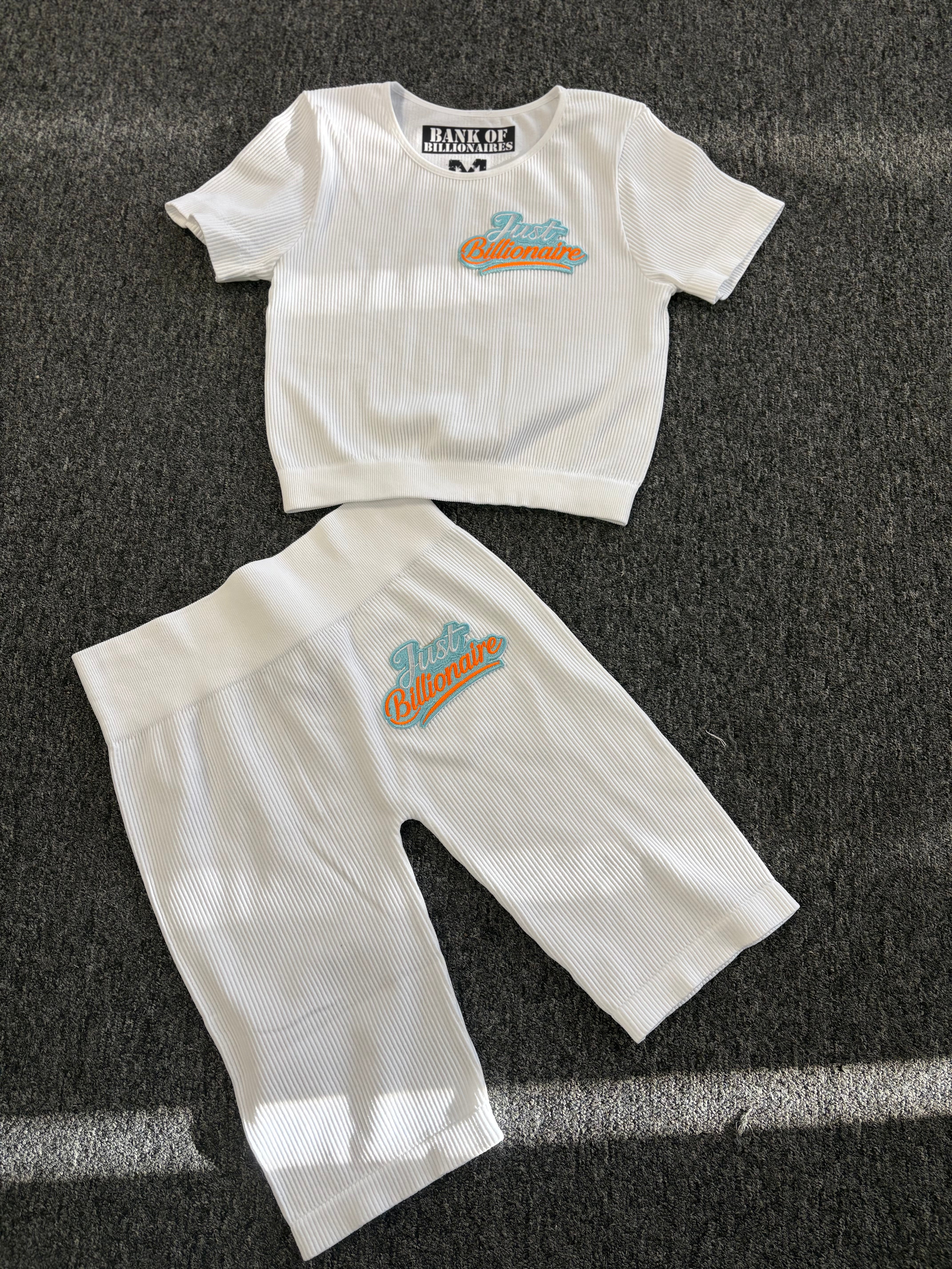 Just Billionaire Ribbed Set