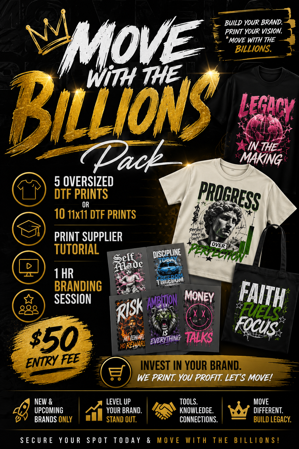 Move With The Billions Pack
